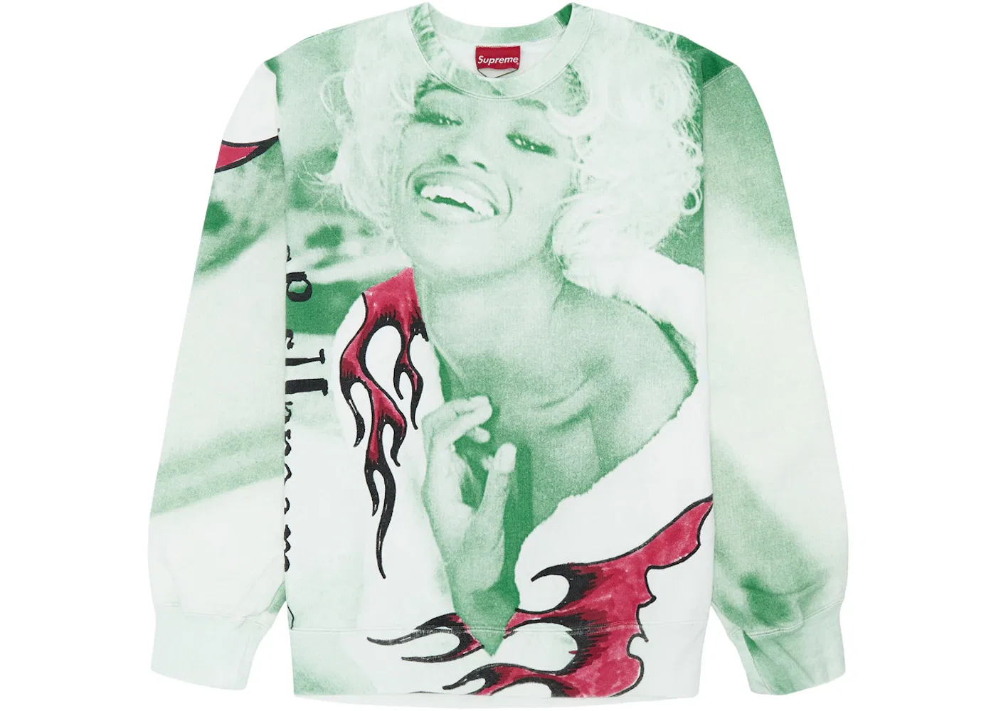 Мужской свитшот с круглым вырезом Supreme Crewneck, Green