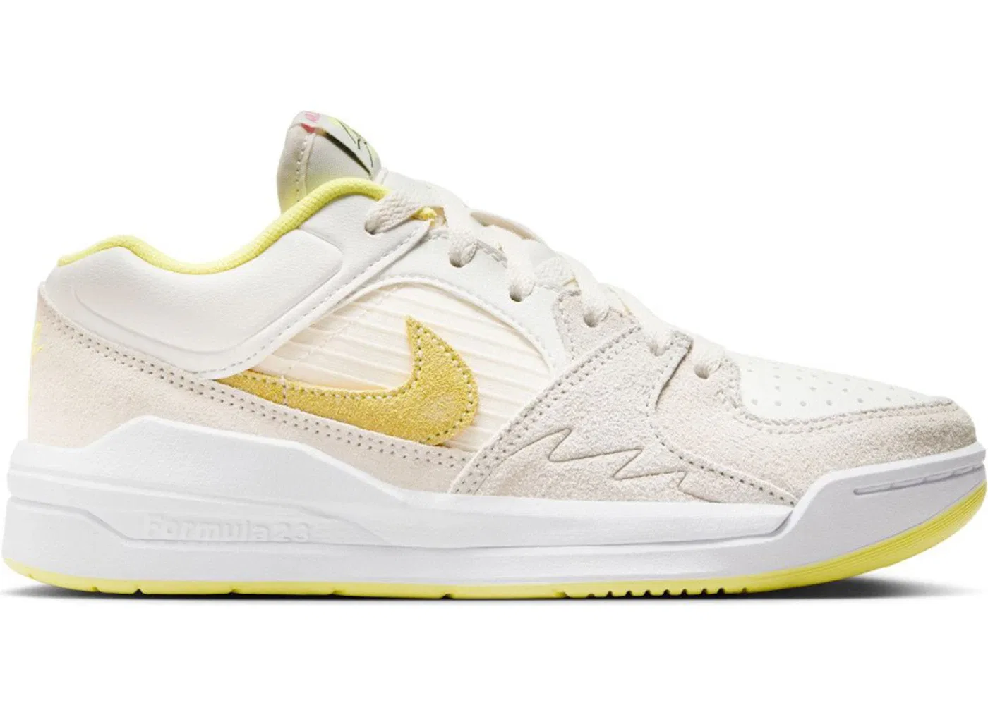 Детские кроссовки Lifestyle Jordan Stadium 90 Jordan, Sail/White/Laser Fuchsia/Light Laser Orange