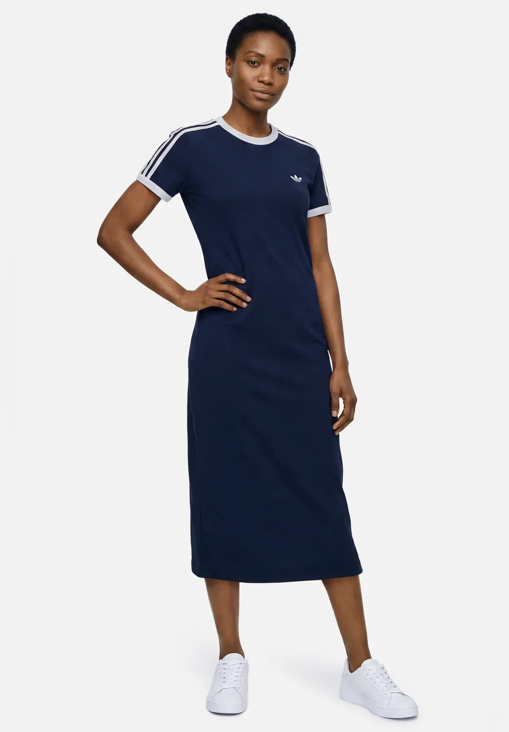 Платье-Футболка Adidas Originals, Marine Weiß