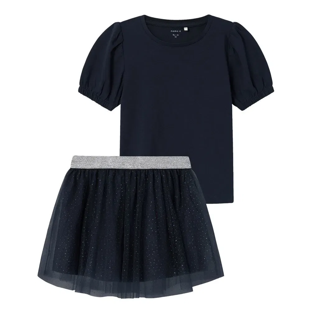 Комплект юбка с воланами Name It, синий