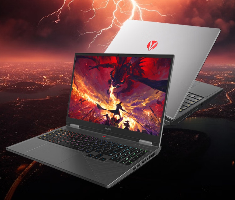 Игровой ноутбук Hasee Ares T9 Pro, 16'', 16Гб/1Тб, Intel Core i7-14700HX, RTX5070, серебристый, английская клавиатура — фото 2