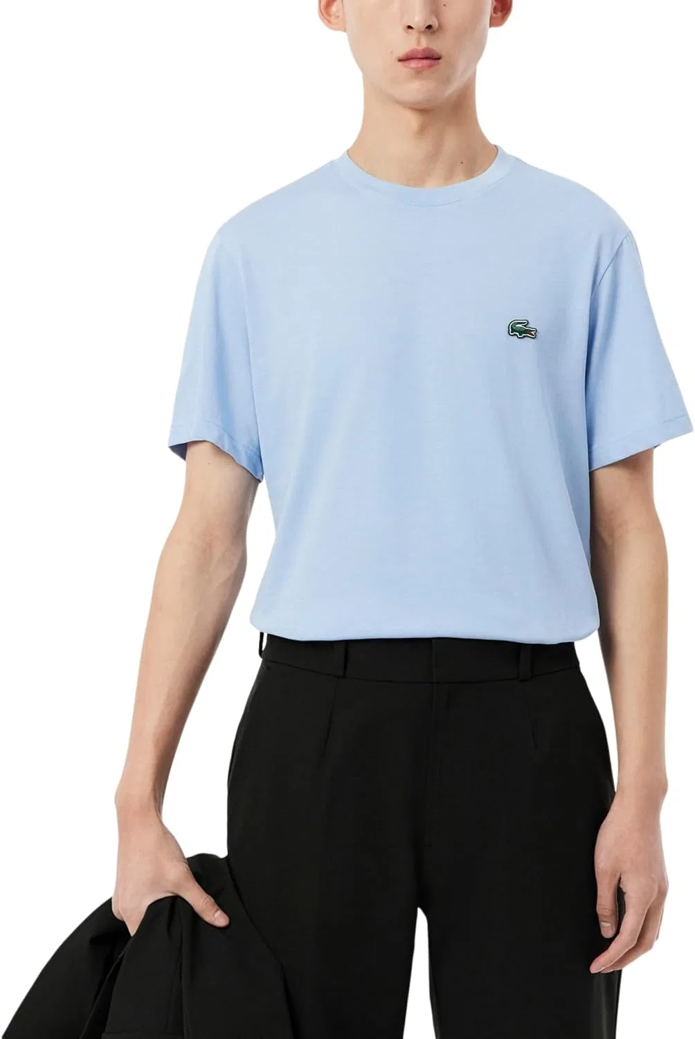Мужская футболка Lacoste Regular Fit из легкого джерси, Chambray