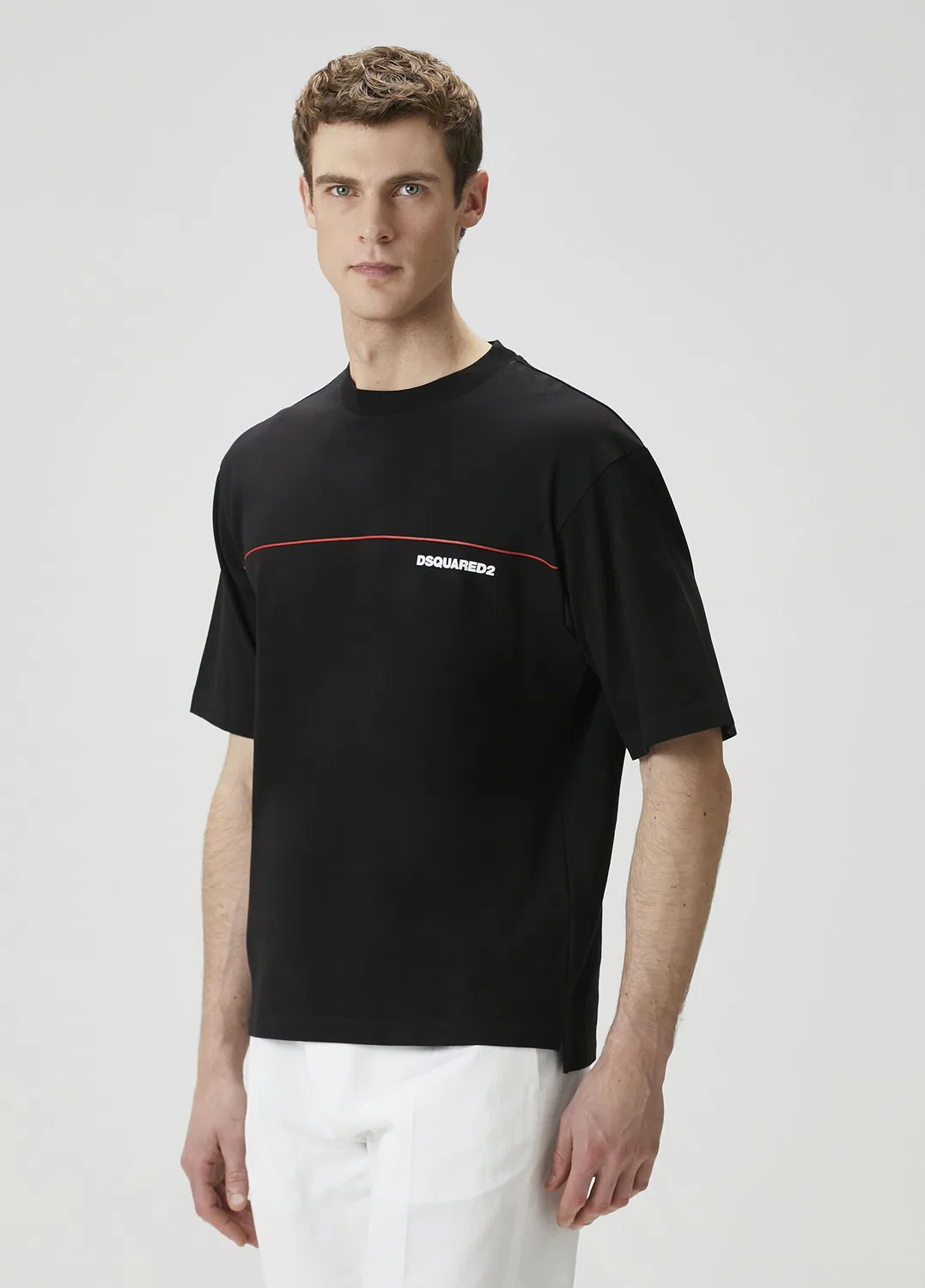 Футболка свободного кроя Dsquared2, black — фото 3