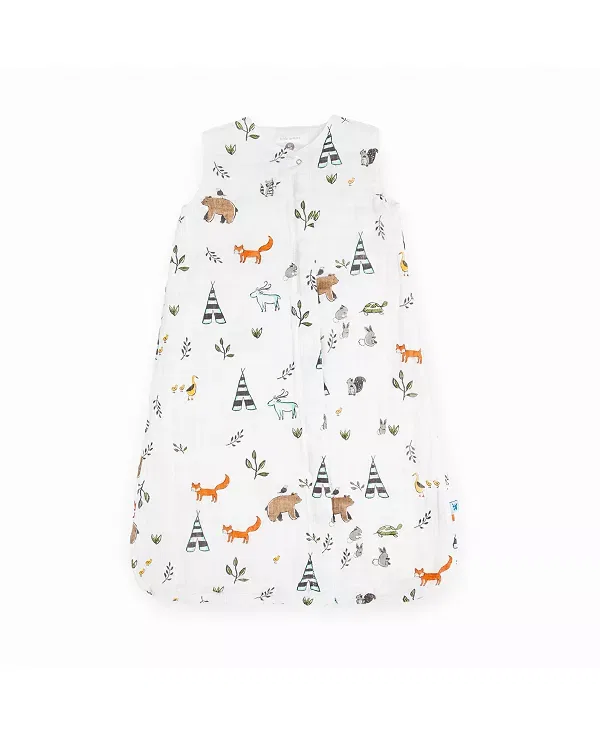 Детский спальный мешок муслиновый с принтом Forest Friends Little Unicorn, Forest Friends