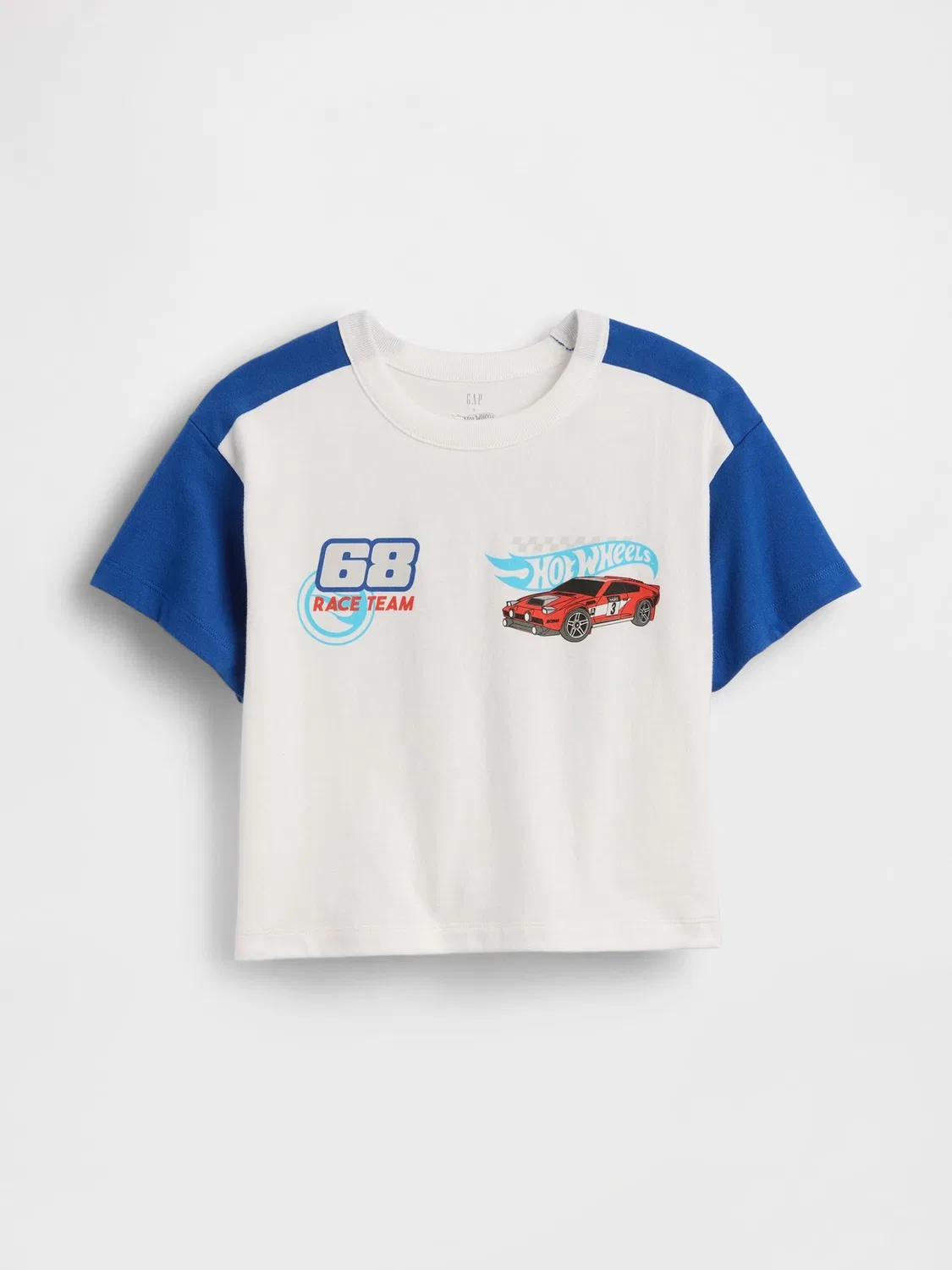 Футболка с графическим принтом Hot Wheels Gap, белый