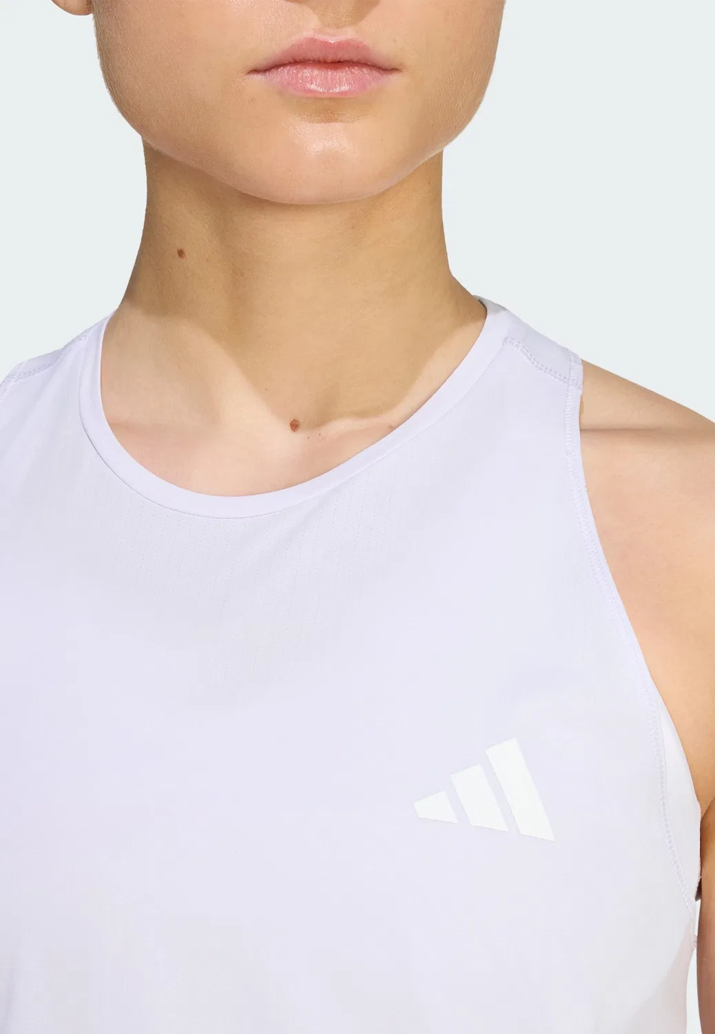 Спортивная футболка Adidas Performance Adi365 пастельно-фиолетового цвета — фото 4