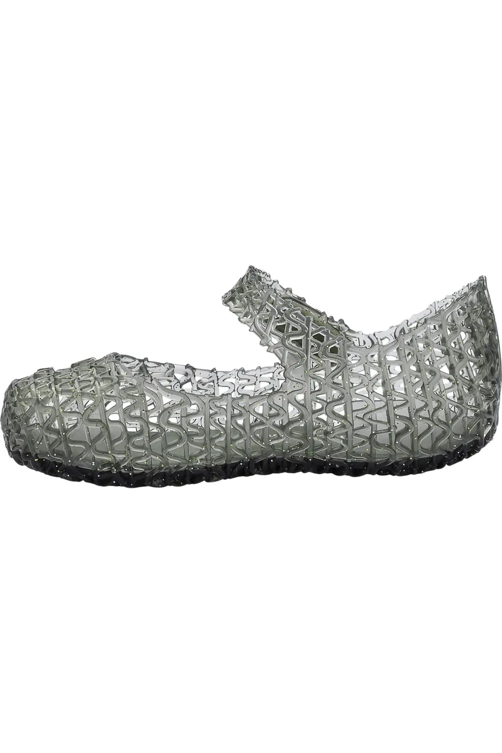 Детские туфли Мэри Джейн с блестками Campana Mini Melissa, Glitter Green — фото 4