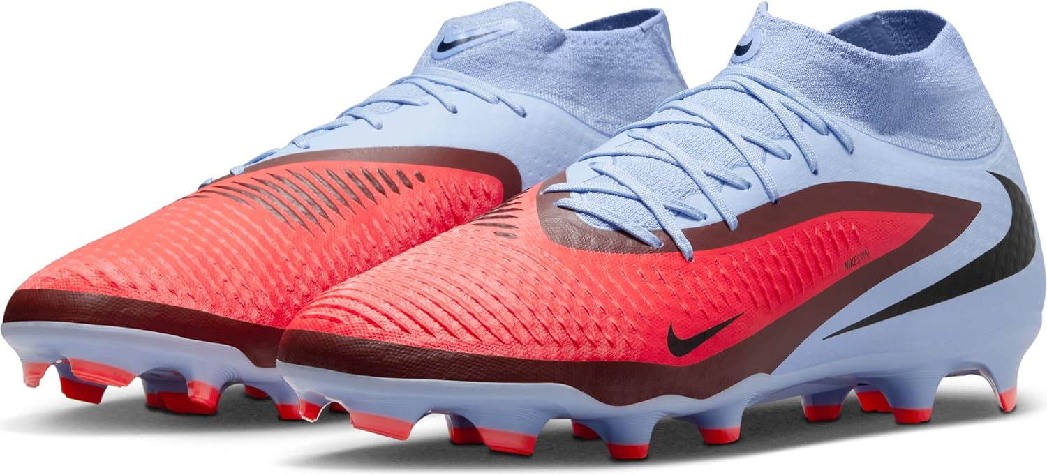 Мужские кроссовки Nike Phantom 6 High Academy, Royal Tint/Bright Crimson — фото 2