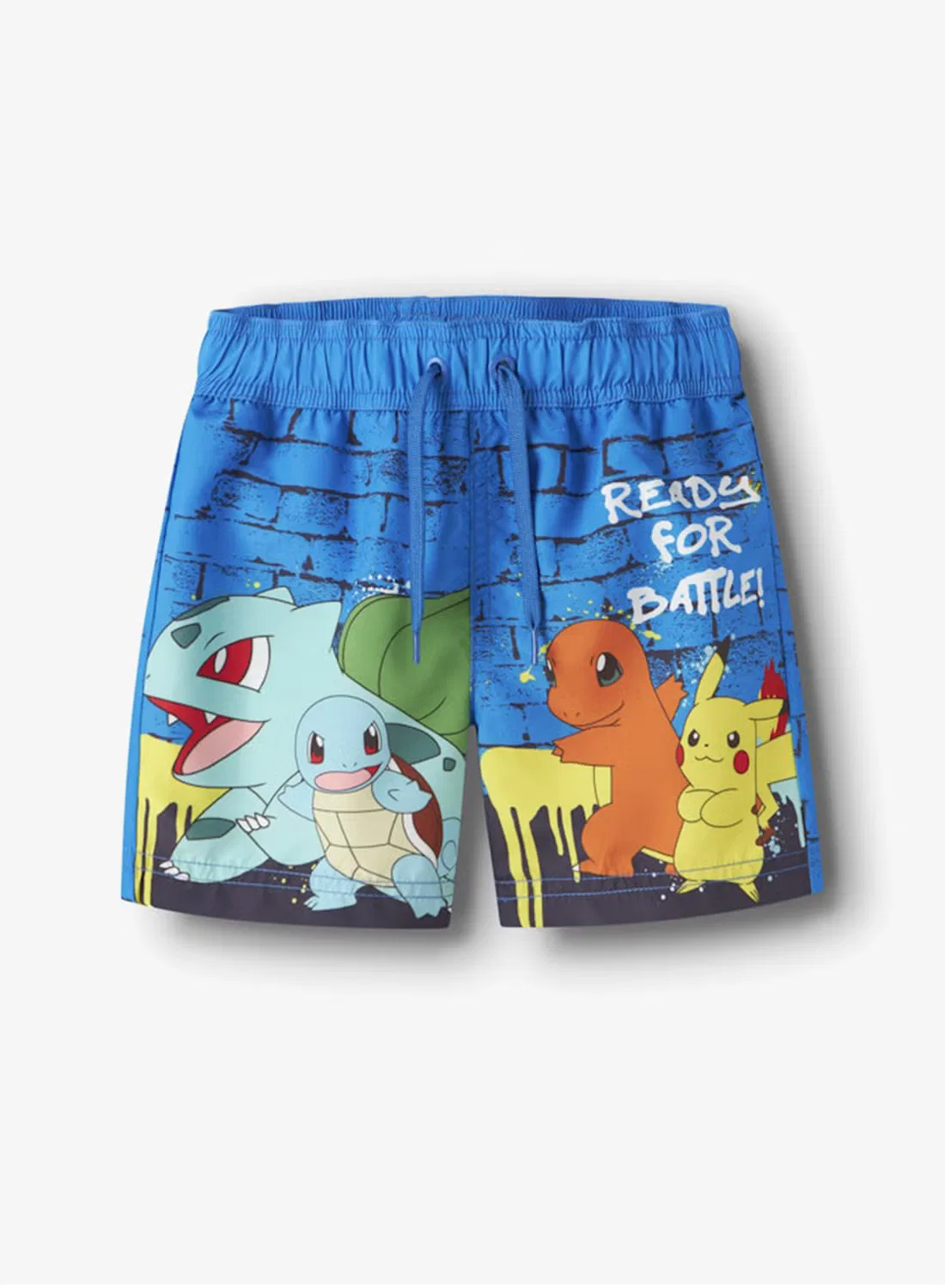 Шорты для плавания с принтом Pokemon Name It, синий — фото 4