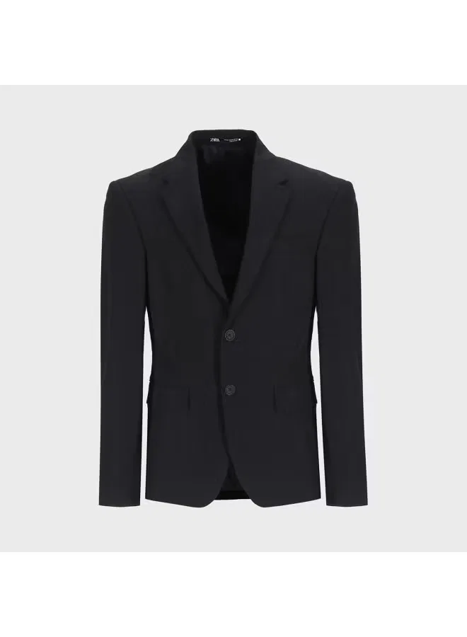 Костюм деловой минималистичный Zara, черный — фото 2