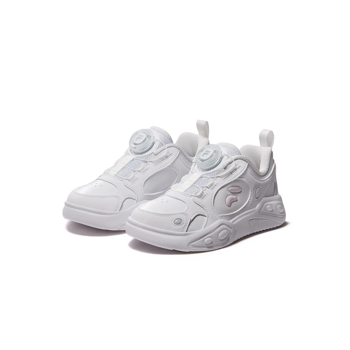 Кроссовки для скейтбординга Heritage FHT FILA KIDS, FILA White/Rain Mist Gray — фото 4
