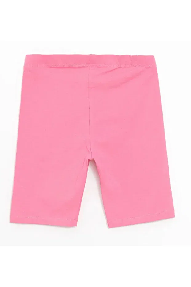 Детские леггинсы для девочек с принтом Derek Chandraswear, Pink — фото 2