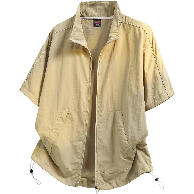 Детская рубашка с воротником-стойкой BALENO, Khaki Brown