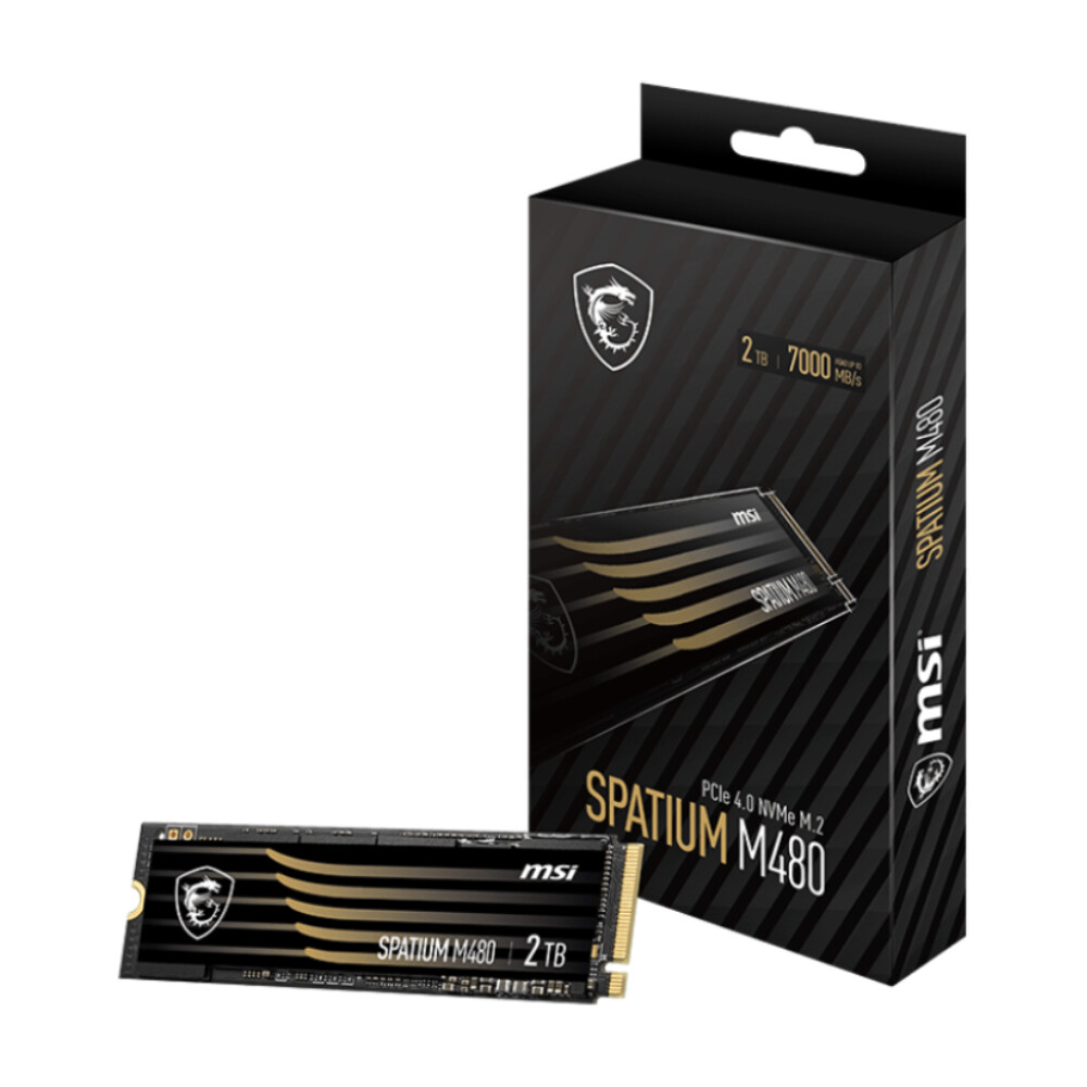 

Внутренний накопитель SSD MSI SPATIUM M480 PCIe 4.0 NVMe, 2 Тб, M.2 2280