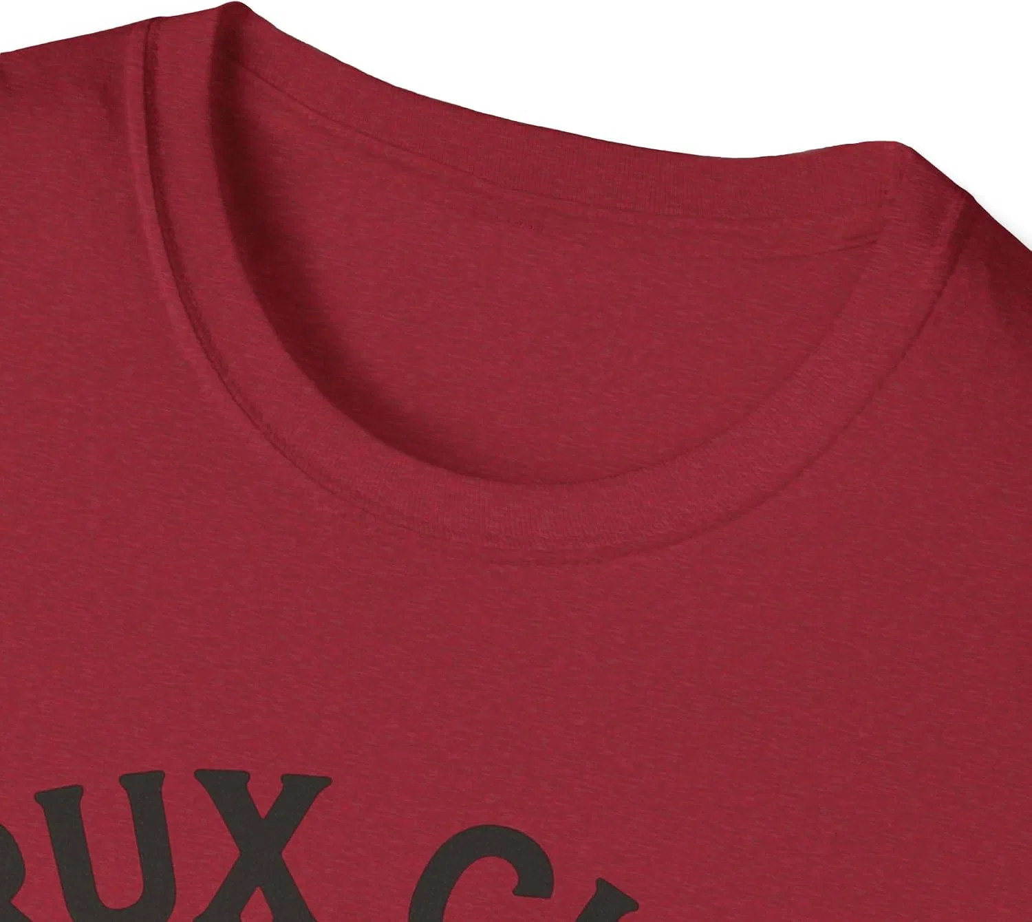 Мужская футболка с принтом Crux Club Gildan, Antique Cherry Red — фото 3