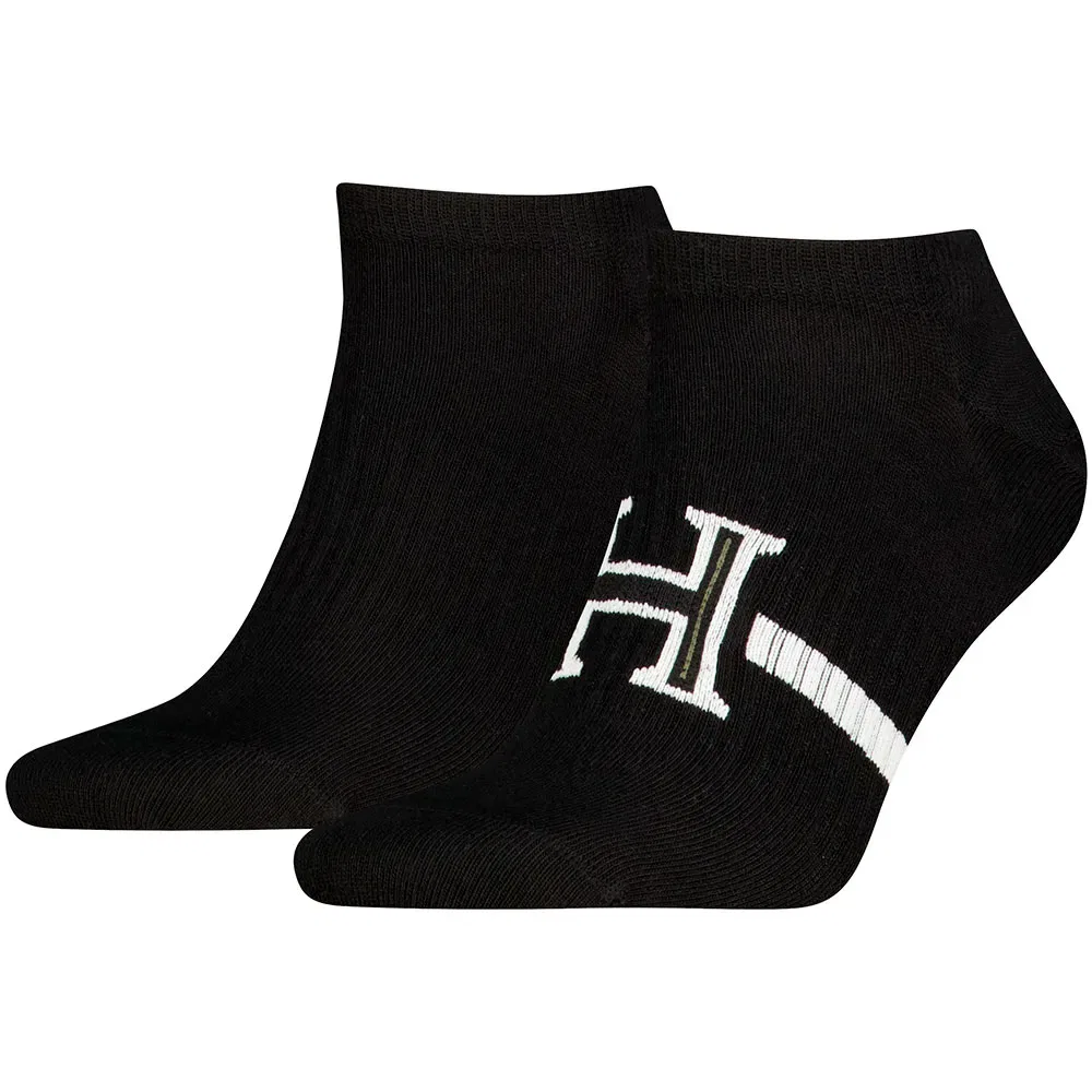 Мужские носки с усиленной пяткой и мыском Tommy hilfiger, Black