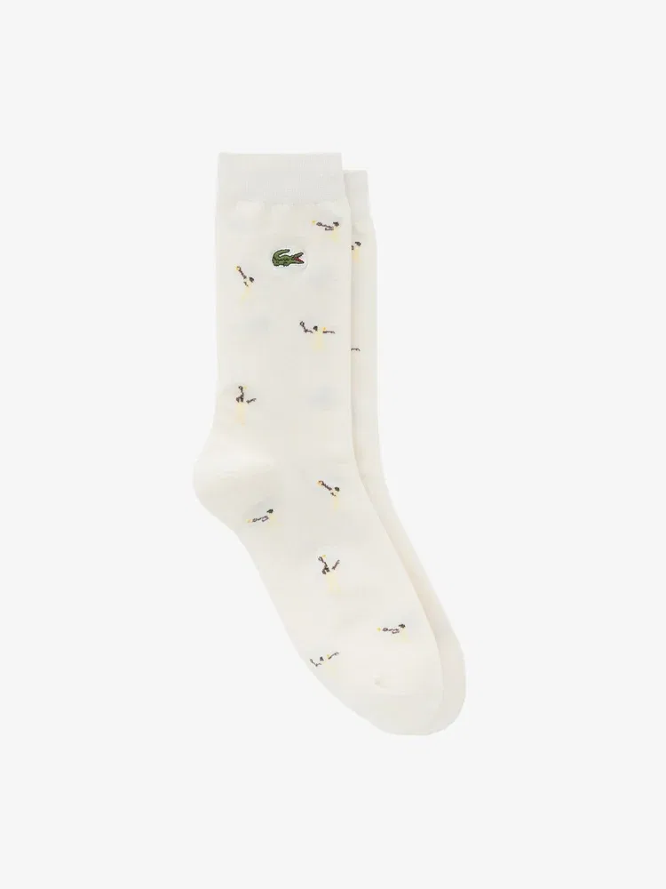 Носки теннисные LACOSTE, Ivory
