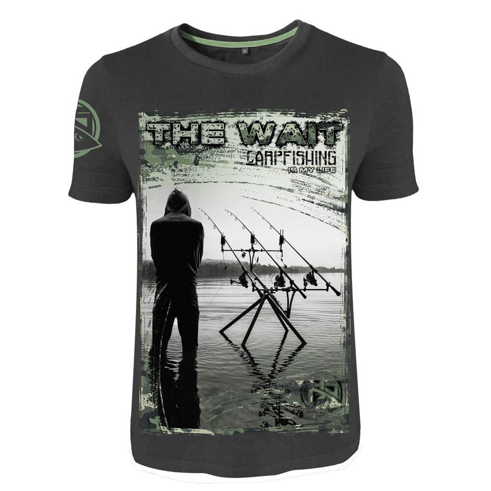 

Футболка Hotspot Design Carpfishing Is My Life The Wait, серый