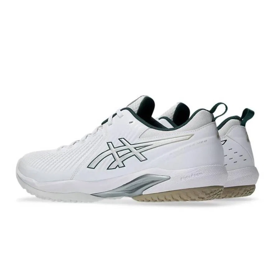 Мужские кроссовки для тенниса «Prestige Neo OC Wide» от ASICS, (100) White/Pure Silver — фото 3