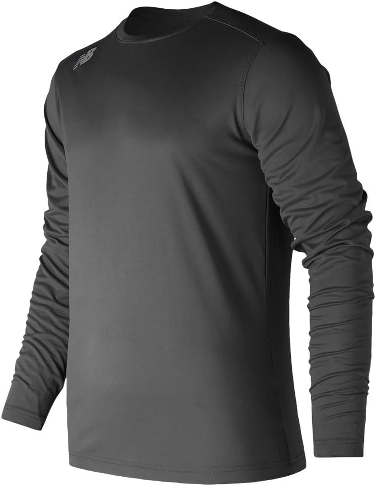 

Мужская бейсбольная футболка New Balance Tech с длинным рукавом, Team Black, Черный, Мужская бейсбольная футболка New Balance Tech с длинным рукавом, Team Black