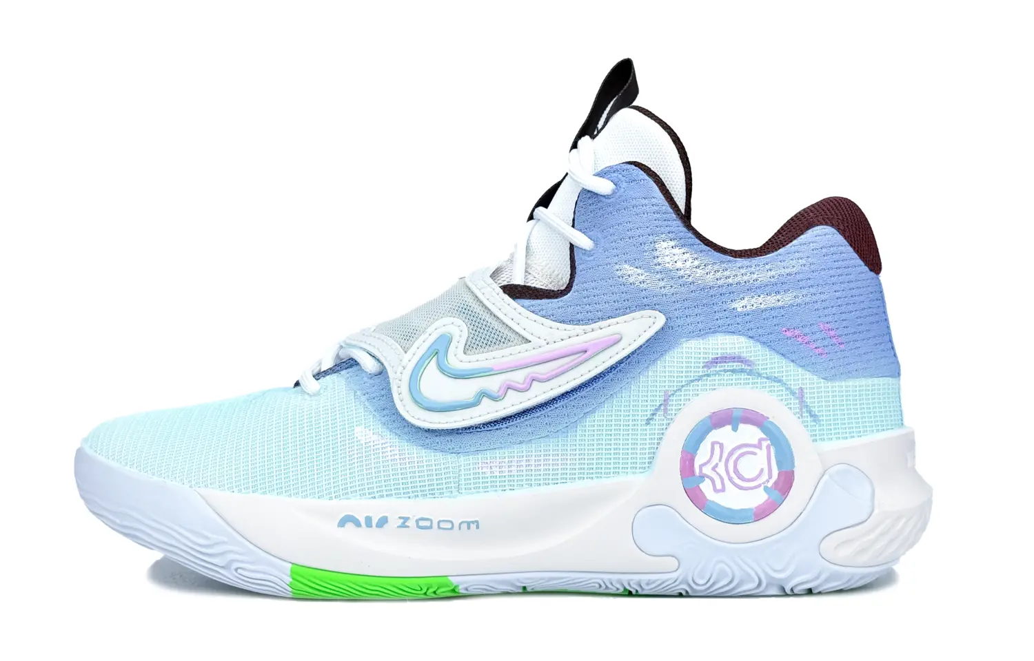 

Nike Баскетбольные кроссовки KD Trey 5 X Ice Blue Fantasy с амортизацией, дышащие, с низким верхом, с поддержкой, светло-голубые, мужские