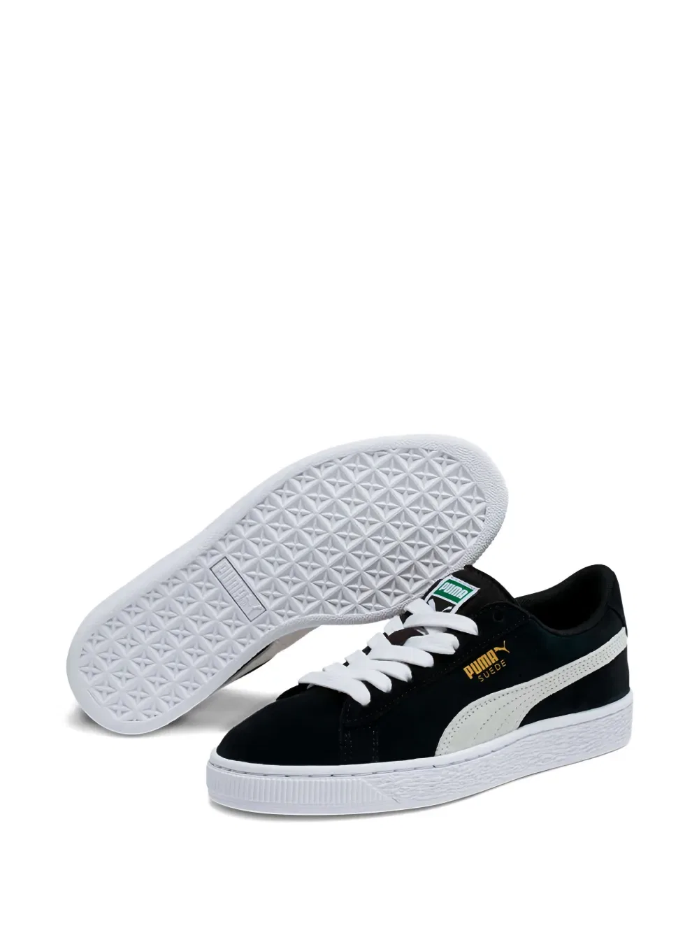 Замшевые кроссовки Puma Kids, черный — фото 2