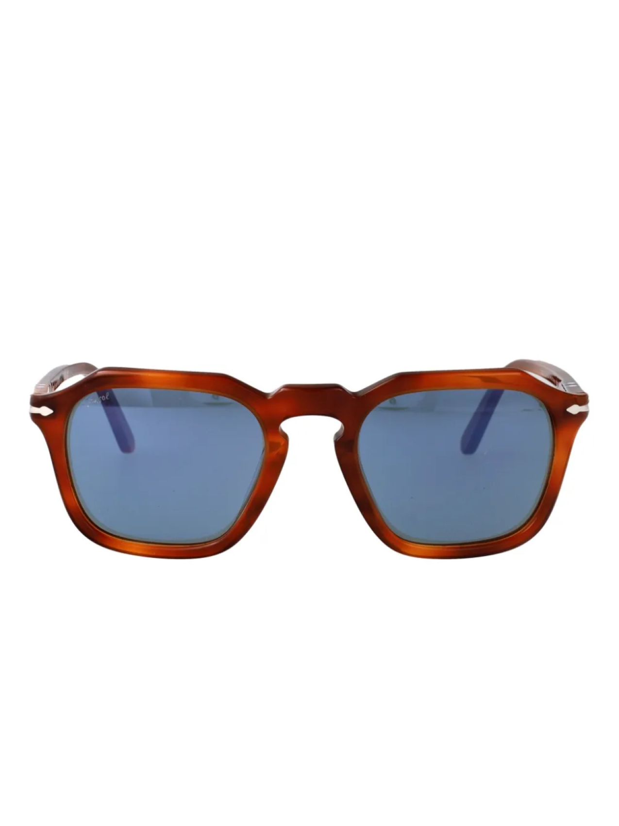 

Геометрические солнцезащитные очки Persol Acetat, коричневый