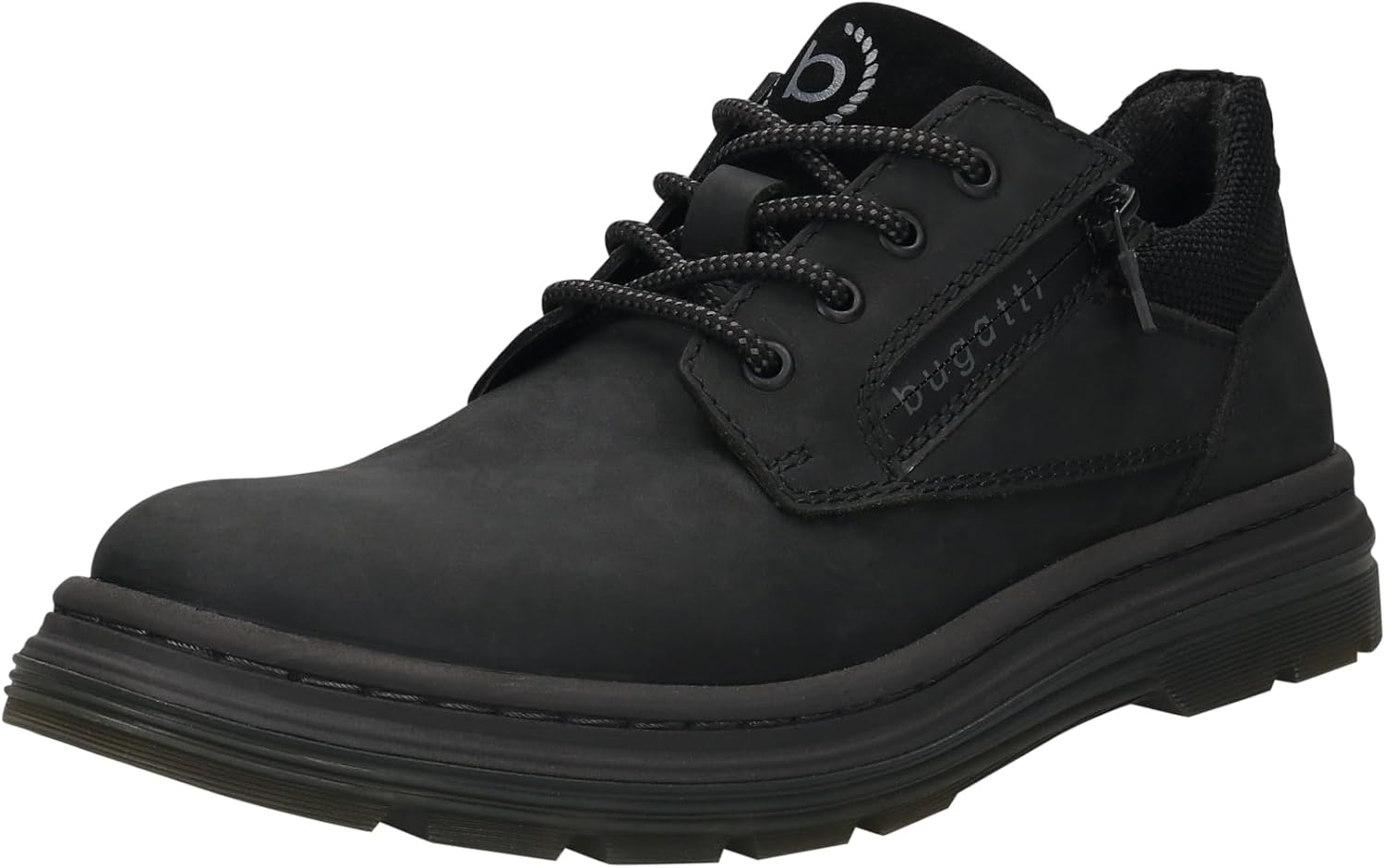 

Мужские кроссовки Bugatti низкие на шнуровке, черный