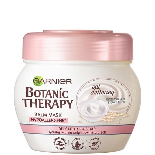 

Гипоаллергенная маска для нежных волос и кожи головы, 300 мл Garnier, Botanic Therapy Oat Delicacy