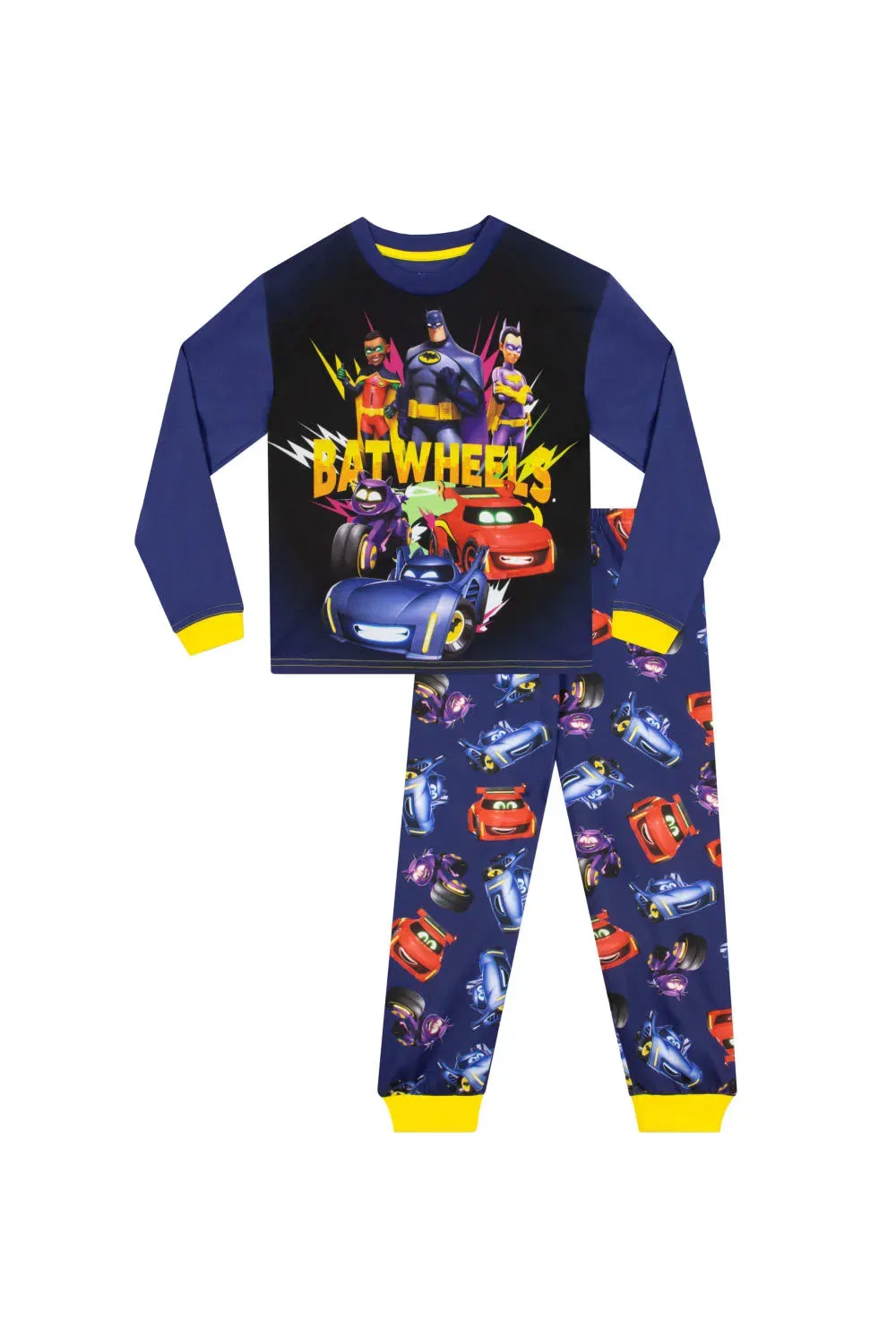 Пижама для мальчиков Batwheels DC Comics, фиолетовый
