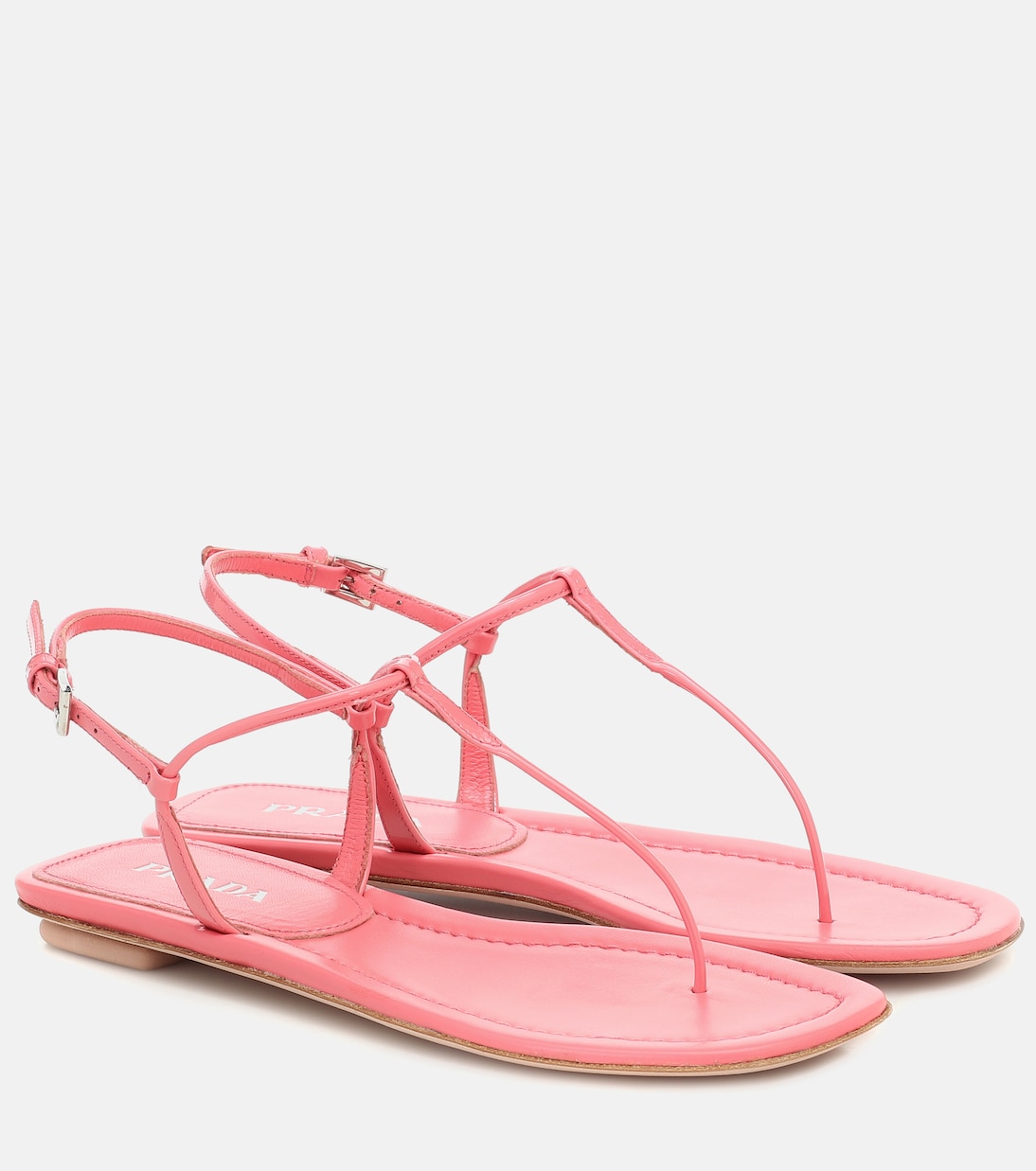 Кожаные сандалии Prada, Petalo