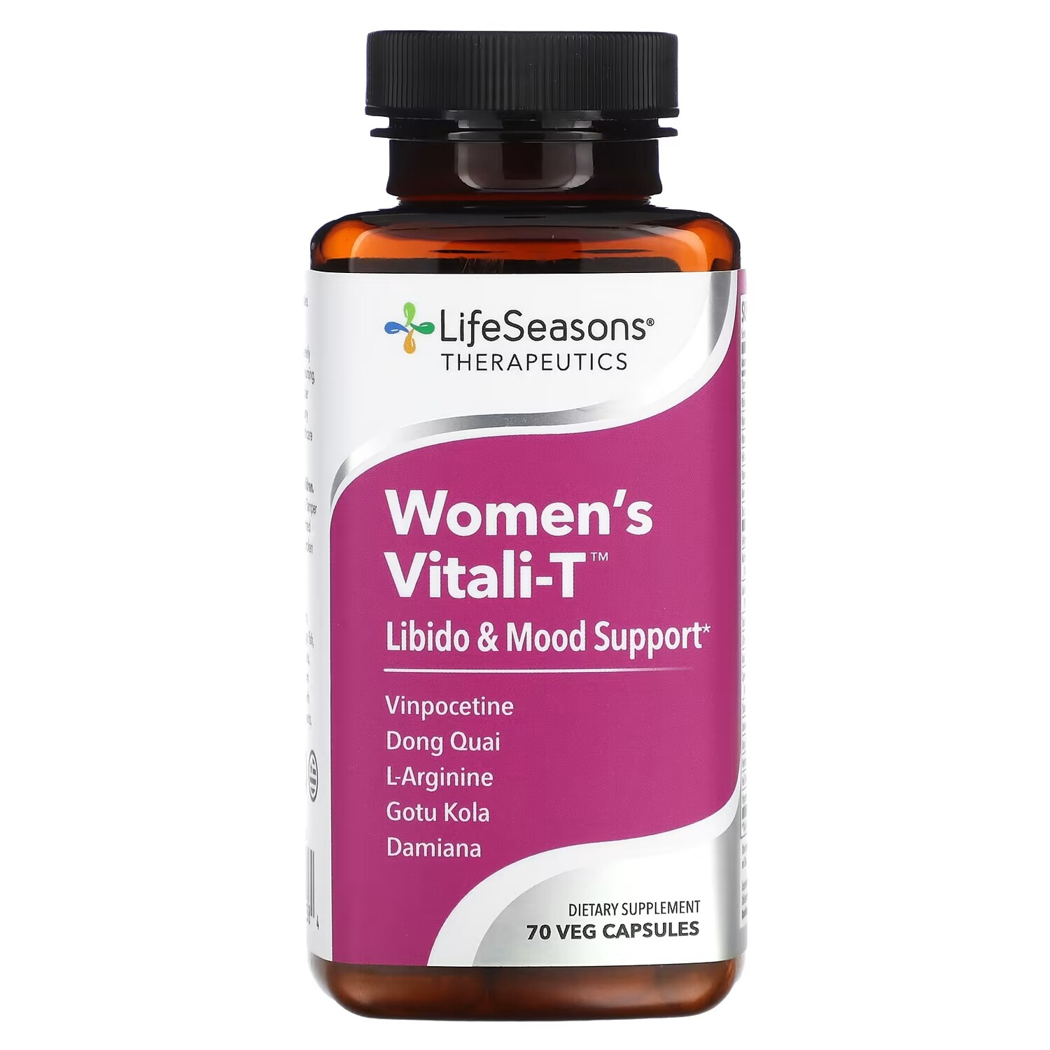 

Добавка LifeSeasons Vitali-T Libido & Mood Support для женщин, 70 капсул