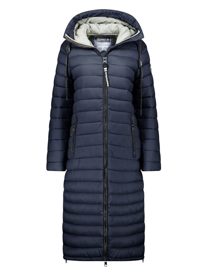 

Geographical Norway Зимнее пальто "Азула" темно-синего цвета