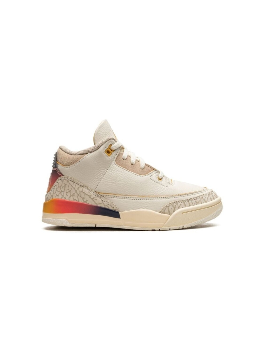 Jordan кроссовки Air Jordan 3 Medellin Sunset из коллаборации с J. Balvin, нейтральный цвет — фото 2
