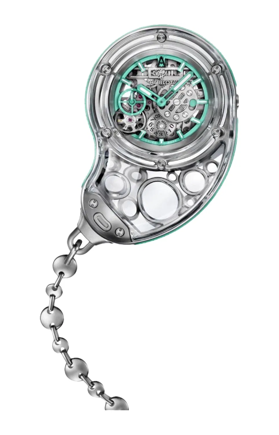 ARSHAM DROPLET 73,2 x 52,6 мм - 916.NX.5202.NK HUBLOT, серебряный