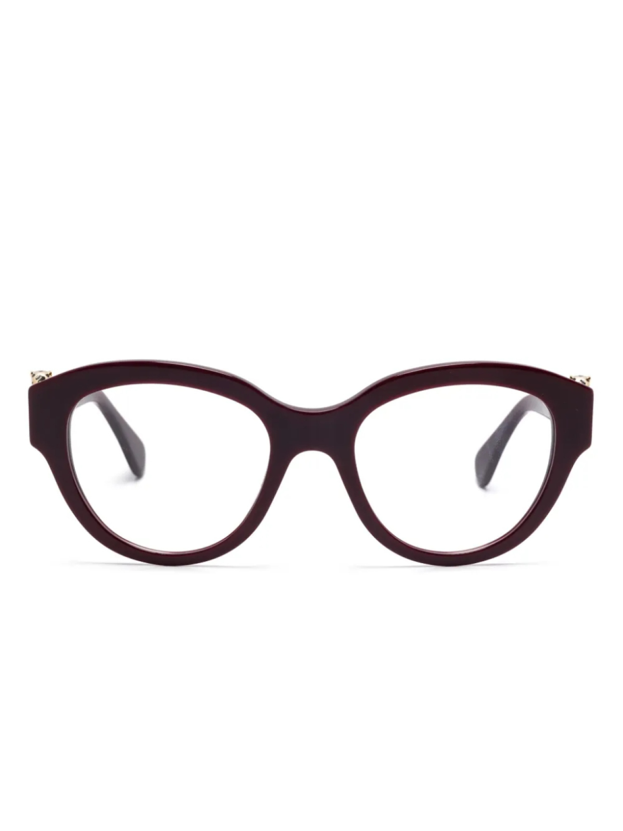 

Очки в круглой оправе Cartier Eyewear, коричневый