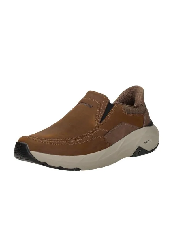 Слипоны arch fit maverick Skechers, Cognac — фото 2