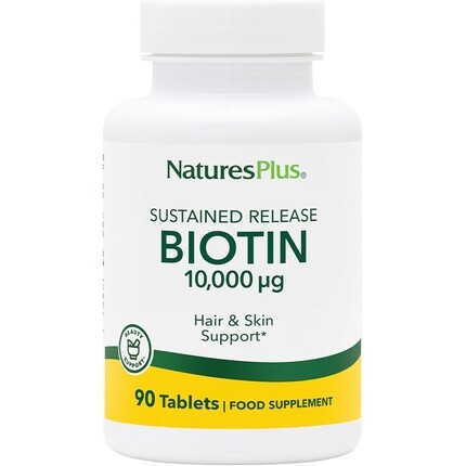 

NaturesPlus Биотин 10 000 мкг высокоэффективных таблеток с пролонгированным высвобождением Nature's Plus