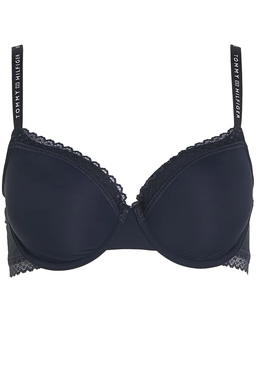 Бюстгальтер на косточках Tommy Hilfiger Underwear DEMI-BRA с фирменной этикеткой Tommy Hilfiger, цвет Desert-Sky — фото 4