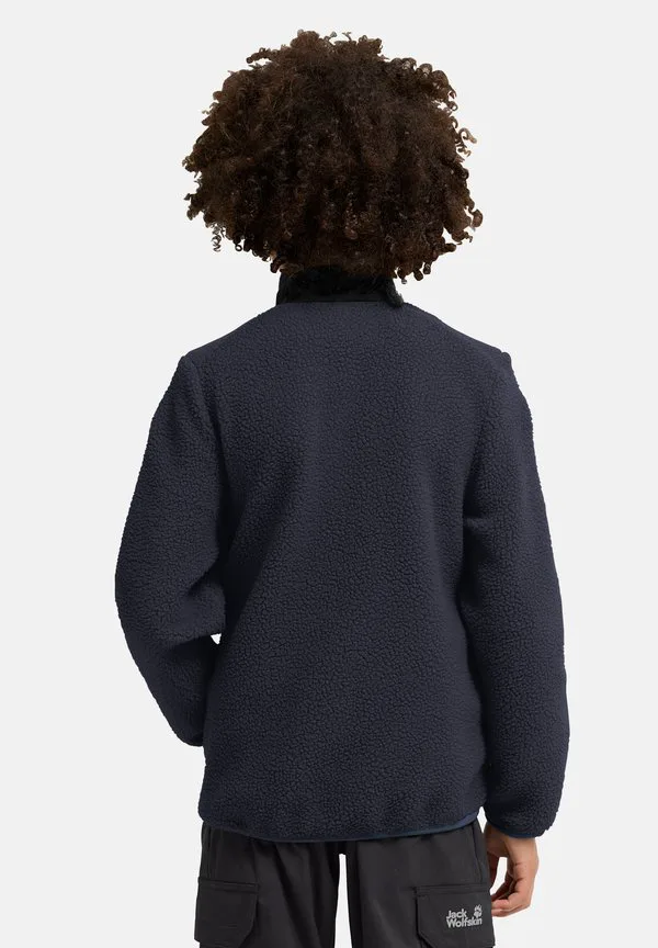 Легкая флисовая куртка lite curl fz k Jack Wolfskin, Oyster — фото 2