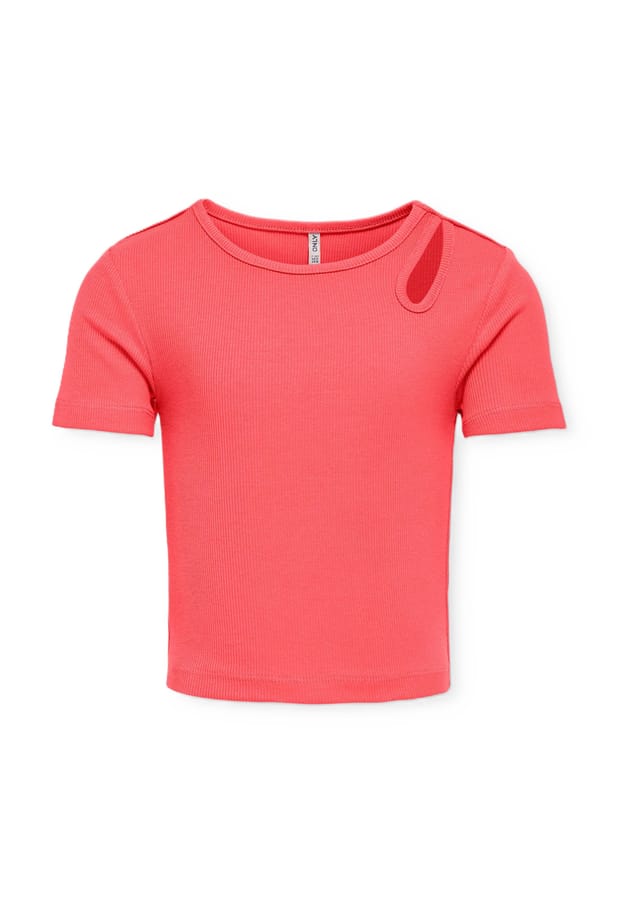 

Футболка с ребристым узором для детей Only, цвет 201030004 dubarry