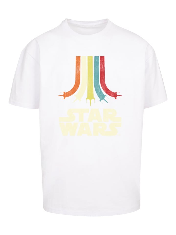 

Футболка F4NT4STIC Star Wars Retro Rainbow, белый
