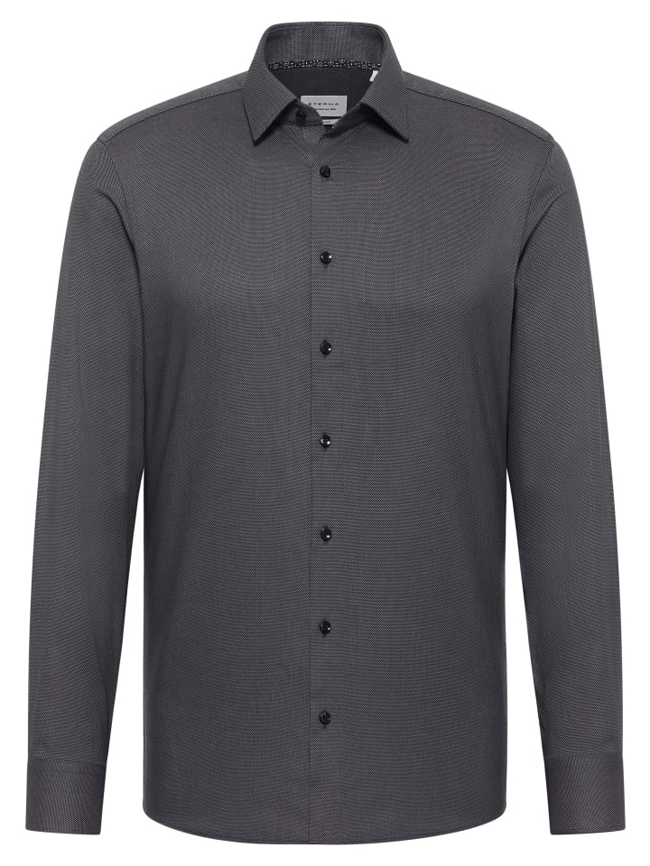 

Рубашка Eterna Hemd SLIM FIT, антрацит