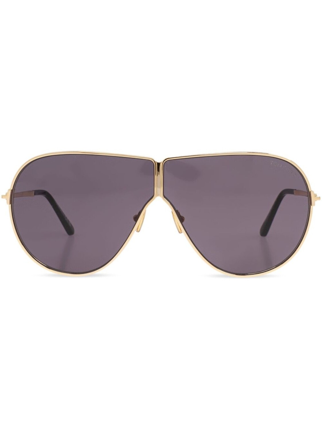 

TOM FORD Eyewear солнцезащитные очки в оправе пилота, золотистый