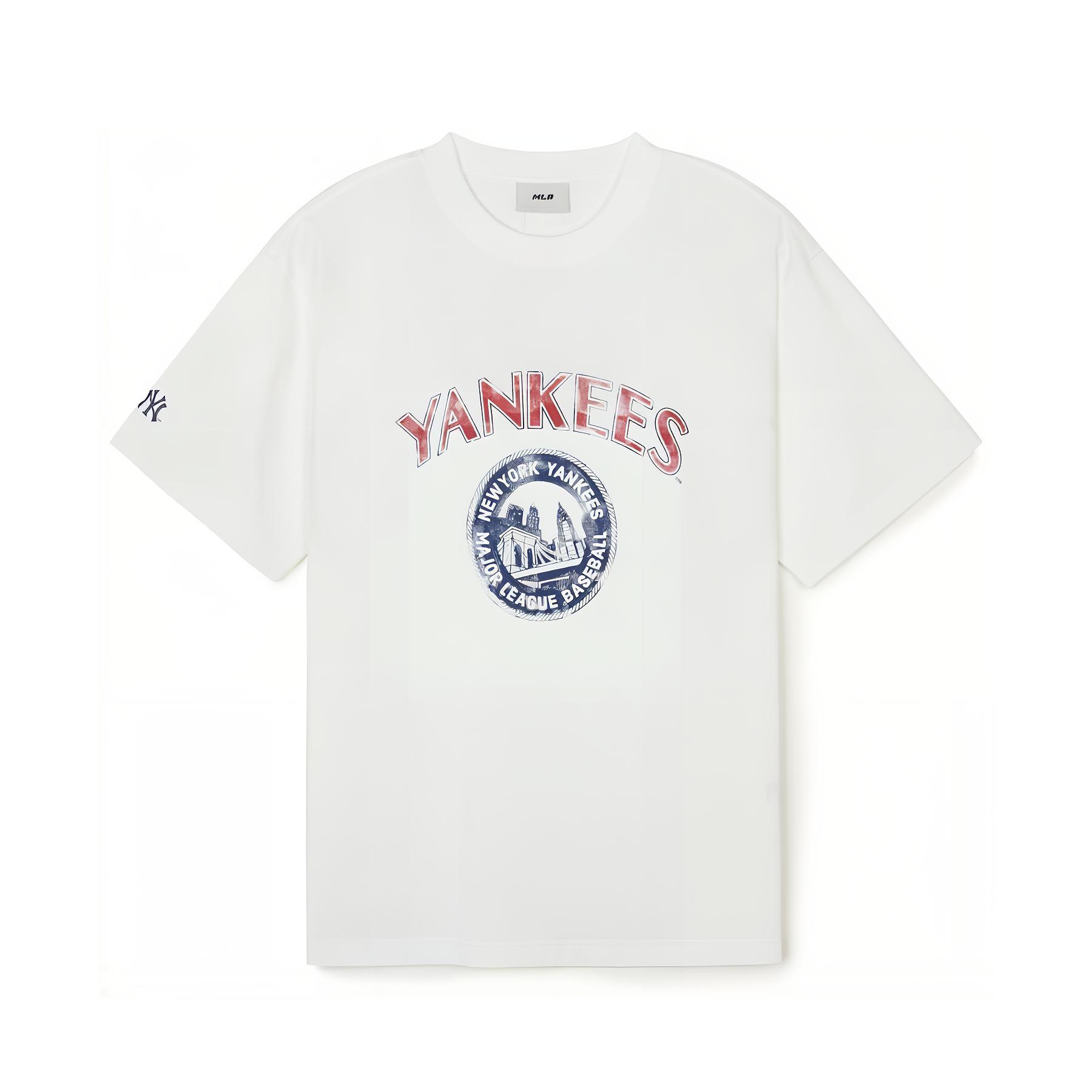 

MLB Футболка New York Yankees унисекс белые