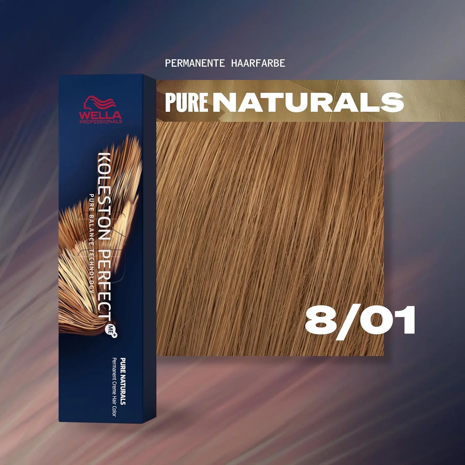 Краска для волос «Koleston Perfect Me KP Pure Naturals 8/01» от WELLA, светло-русый натуральный, 3 шт. Wella Professionals — фото 2