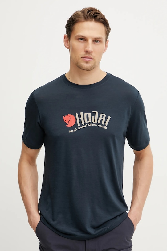 

Футболка спортивная Hoja Fjallraven, темно-синий