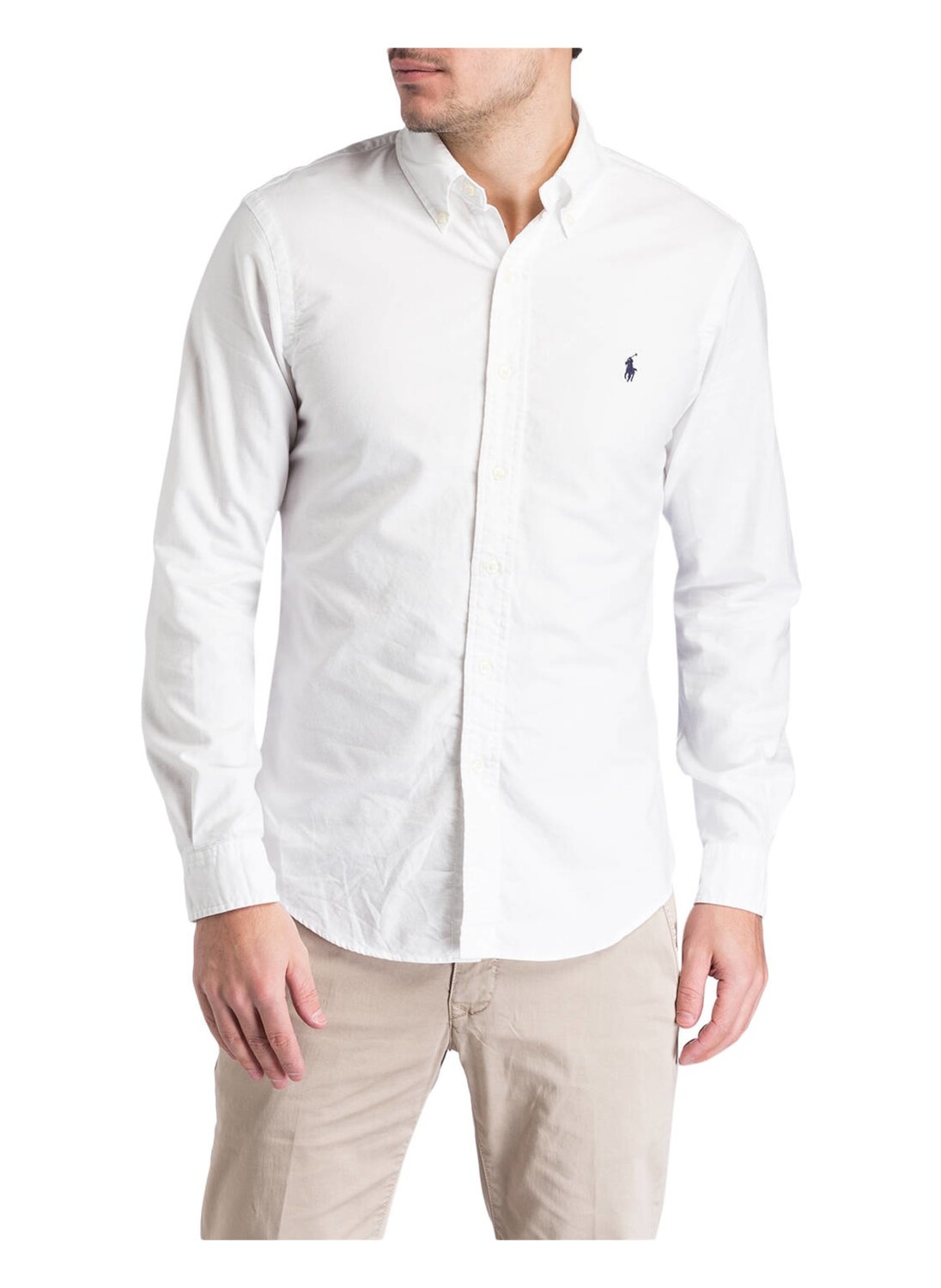 Рубашка POLO RALPH LAUREN Slim Fit, белый — фото 2