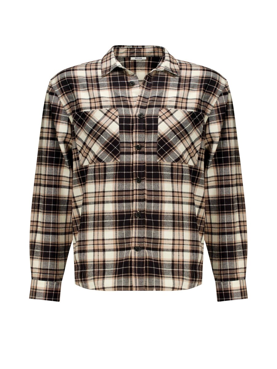 

Рубашка на пуговицах классического кроя Deeluxe Jasien, хаки