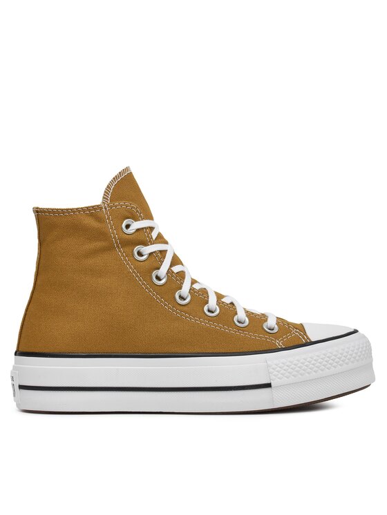 Тканевые кроссовки Chuck Taylor All Star Lift Platform HI A07210C Converse, коричневый